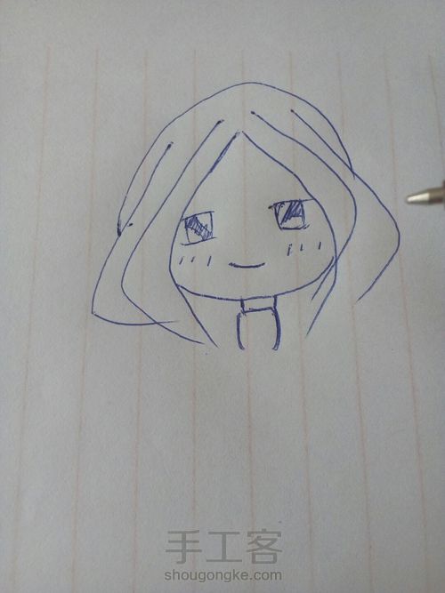 手帐简笔画，可爱欧！👑 第13步