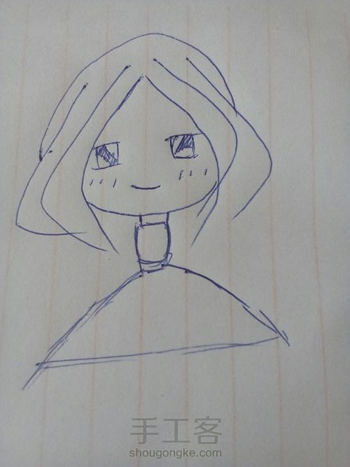 手帐简笔画,可爱欧!👑 第15步