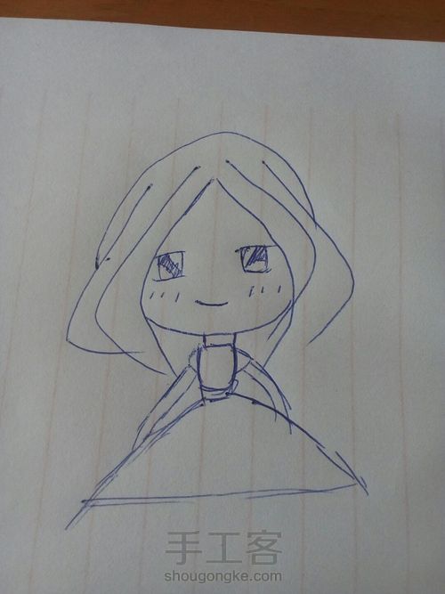 手帐简笔画,可爱欧!👑 第16步