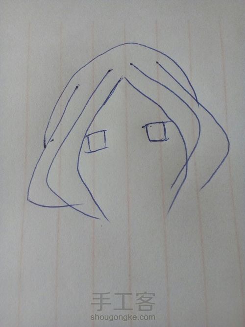 手帐简笔画,可爱欧!👑 第8步