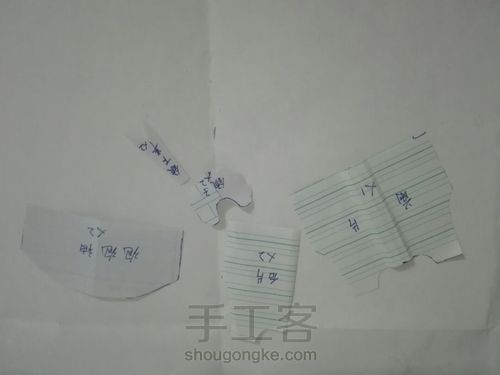 泡泡袖娃裙 第1步