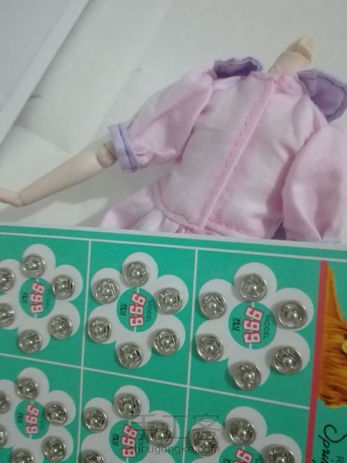 泡泡袖娃裙 第15步