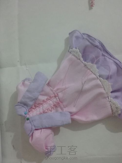 泡泡袖娃裙 第16步