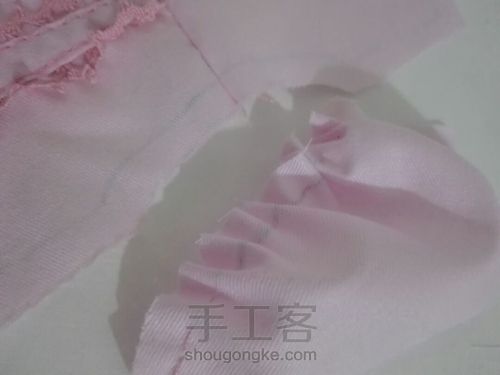 泡泡袖娃裙 第7步