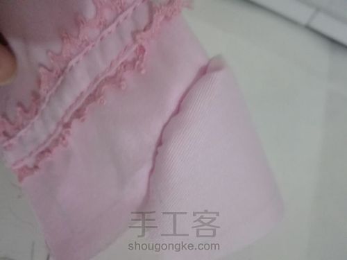 泡泡袖娃裙 第8步