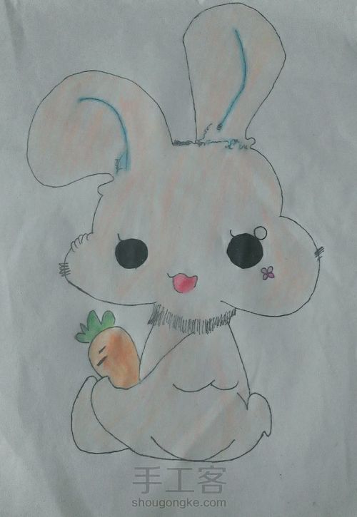 可爱的小兔兔2 第4步