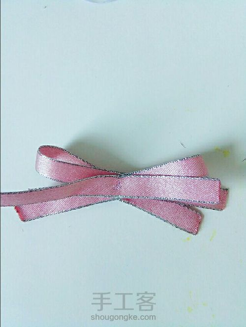 蝴蝶结玫瑰花发饰 第11步