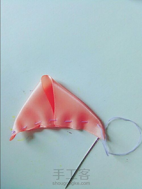 蝴蝶结玫瑰花发饰 第12步