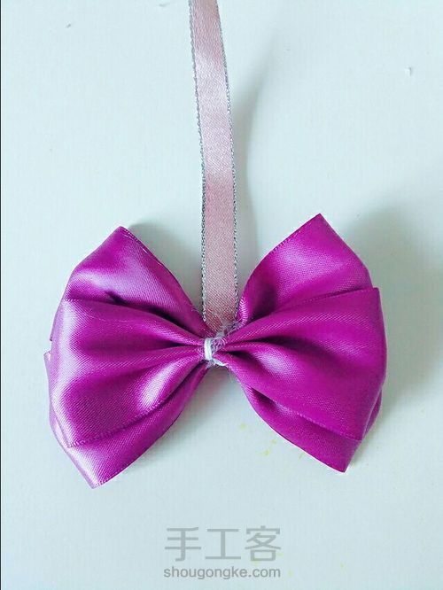 蝴蝶结玫瑰花发饰 第9步