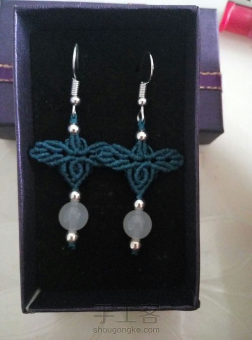 简单雅致的小耳坠 第11步