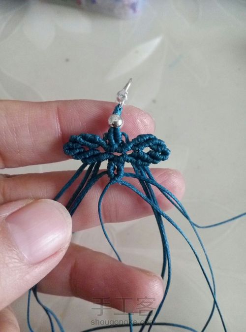 简单雅致的小耳坠 第8步