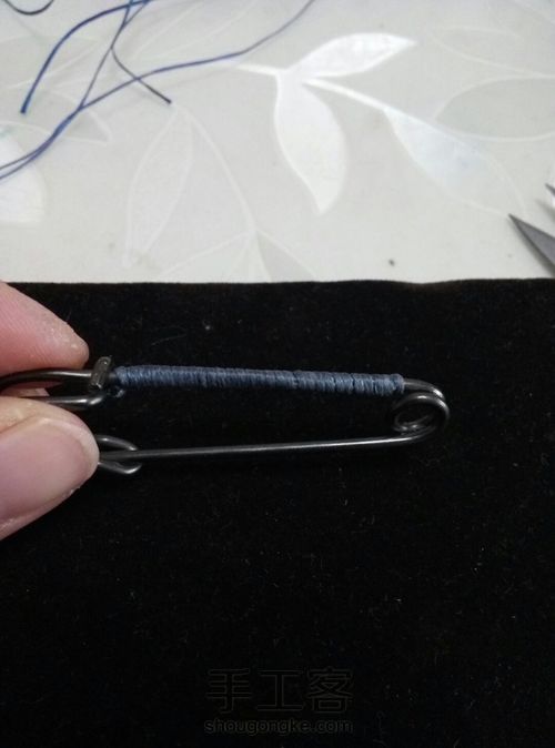 古典胸针 第1步