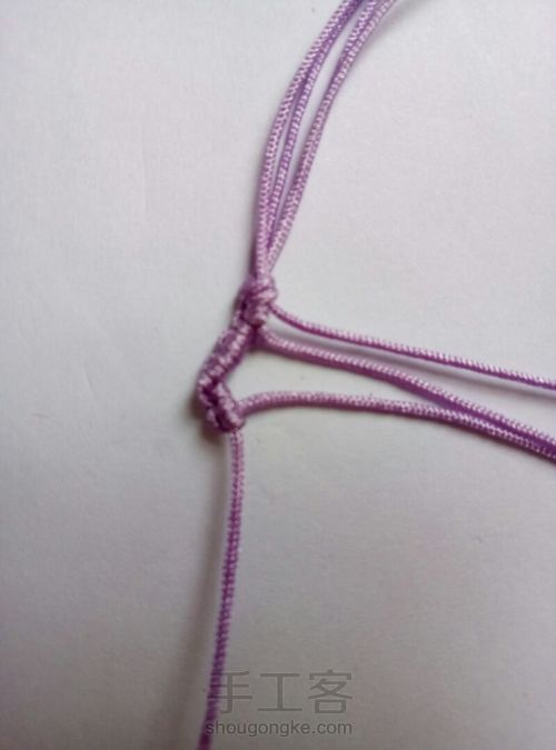 简单编织手绳 第10步