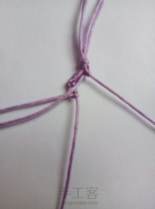 简单编织手绳 第12步
