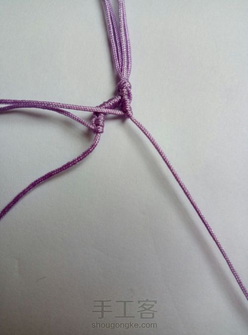 简单编织手绳 第14步