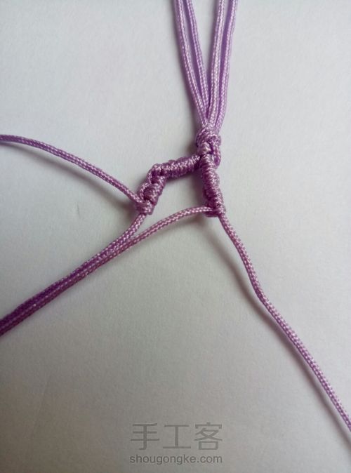 简单编织手绳 第17步