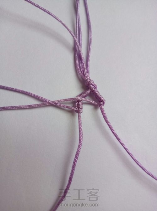 简单编织手绳 第18步