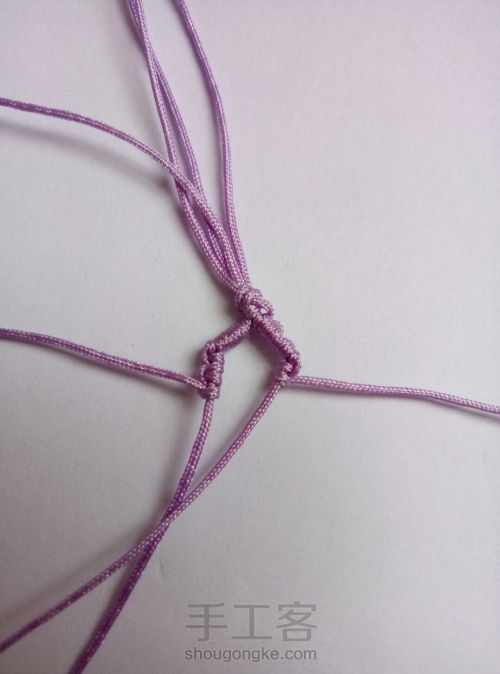 简单编织手绳 第19步