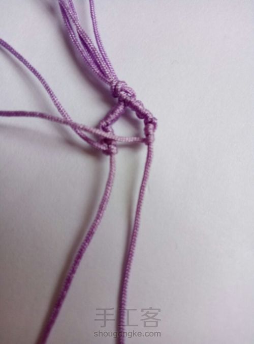 简单编织手绳 第20步