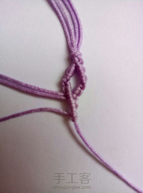 简单编织手绳 第25步