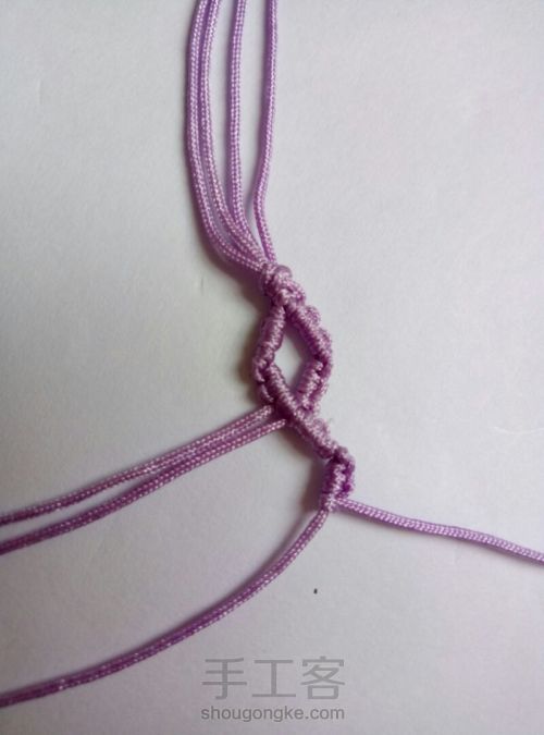 简单编织手绳 第27步