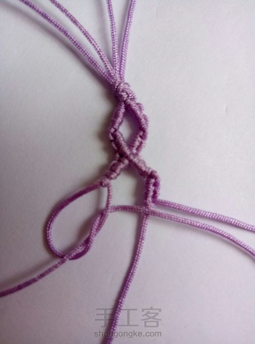 简单编织手绳 第30步