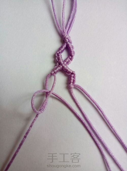 简单编织手绳 第31步