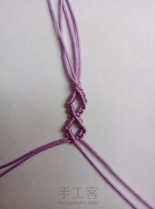简单编织手绳 第34步