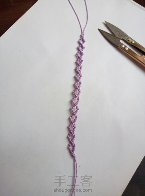 简单编织手绳 第37步