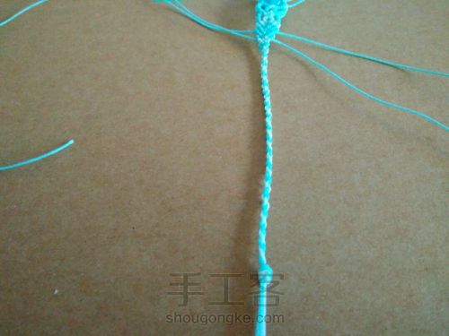折衣   编绳手链 第24步