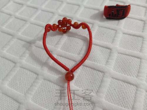 【迷姝】玛瑙珠金刚结蛇结组合手绳 本命年中国红手绳 第18步