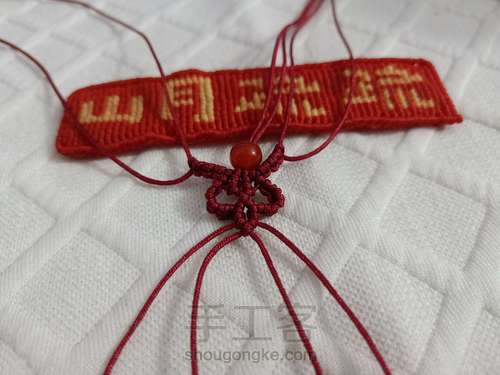 【云若】甜甜糖果戒指 红玛瑙蝴蝶结戒指 第20步