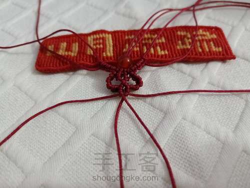 【云若】甜甜糖果戒指 红玛瑙蝴蝶结戒指 第19步