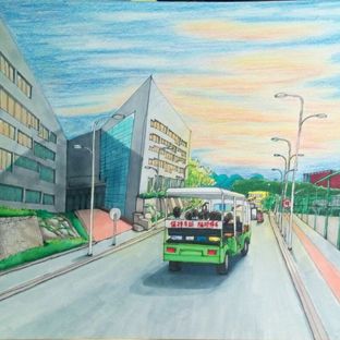 绘‖校园这些景