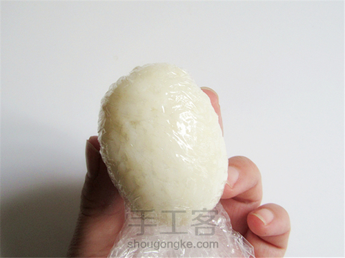 可爱的企鹅饭团 第2步