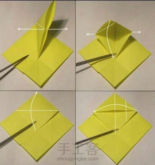 (转)折纸小猫 第3步
