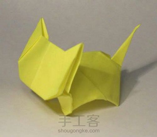 (转)折纸小猫 第6步