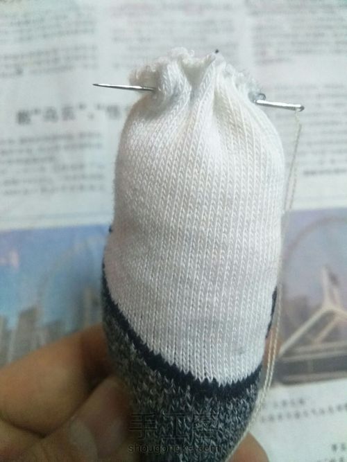 萌兽棉袜子改造 第4步