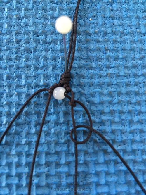 结绳珠饰 转运时尚手链 第11步