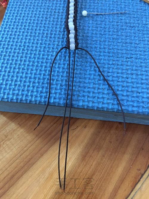 结绳珠饰 转运时尚手链 第14步