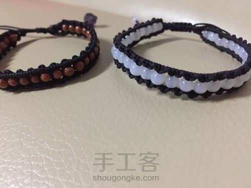 结绳珠饰 转运时尚手链 第16步