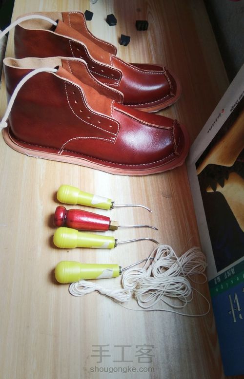 你也可以为自己做一双秋款靴子 第17步