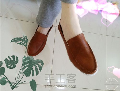 无胶手作休闲男鞋 第11步
