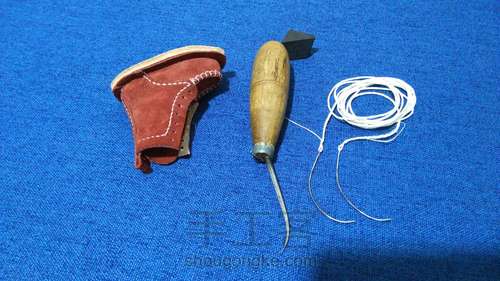 吉祥如意工装靴挂件！挪威缝线 第3步