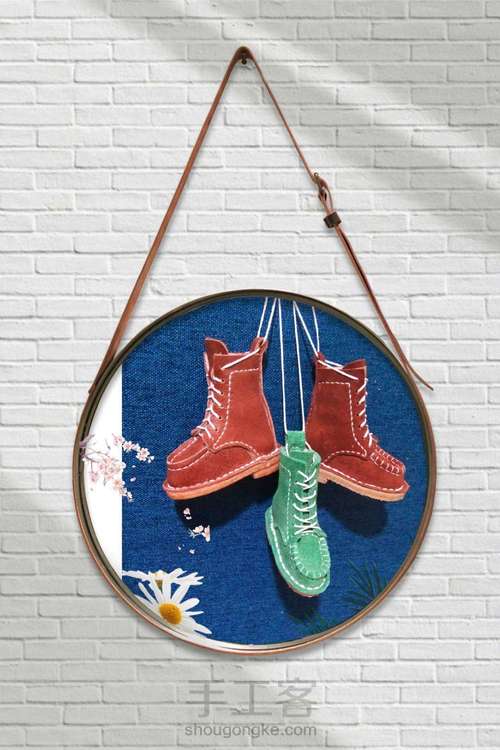 吉祥如意工装靴挂件！挪威缝线 第6步