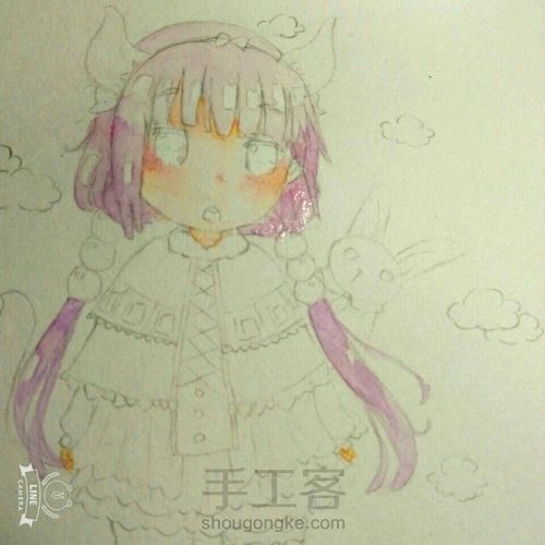 ［小林家的龙女仆］康娜酱同人（原创） 第3步