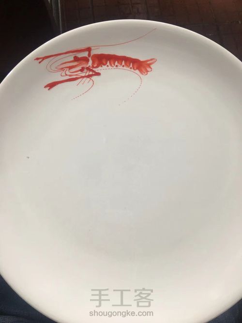 教大家用果酱画一只大虾 第5步