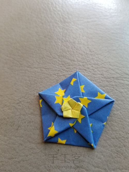 复杂的星星⭐️折法 第16步