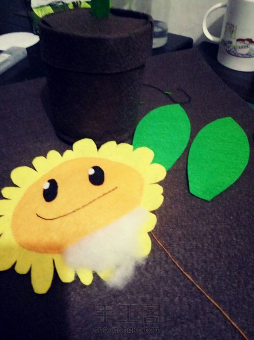 🌻向日葵盆栽 第7步