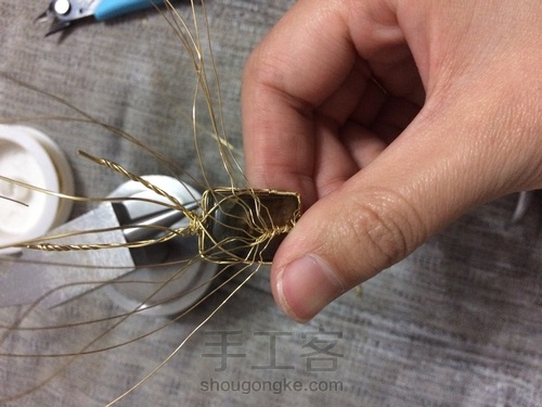 两用款拉长绕线吊坠 第20步